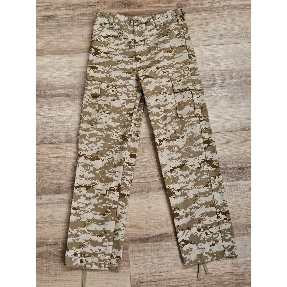 Rothco JR GI BDU Pants 26-30 Desert Digital Camo Cargo Military Tactical